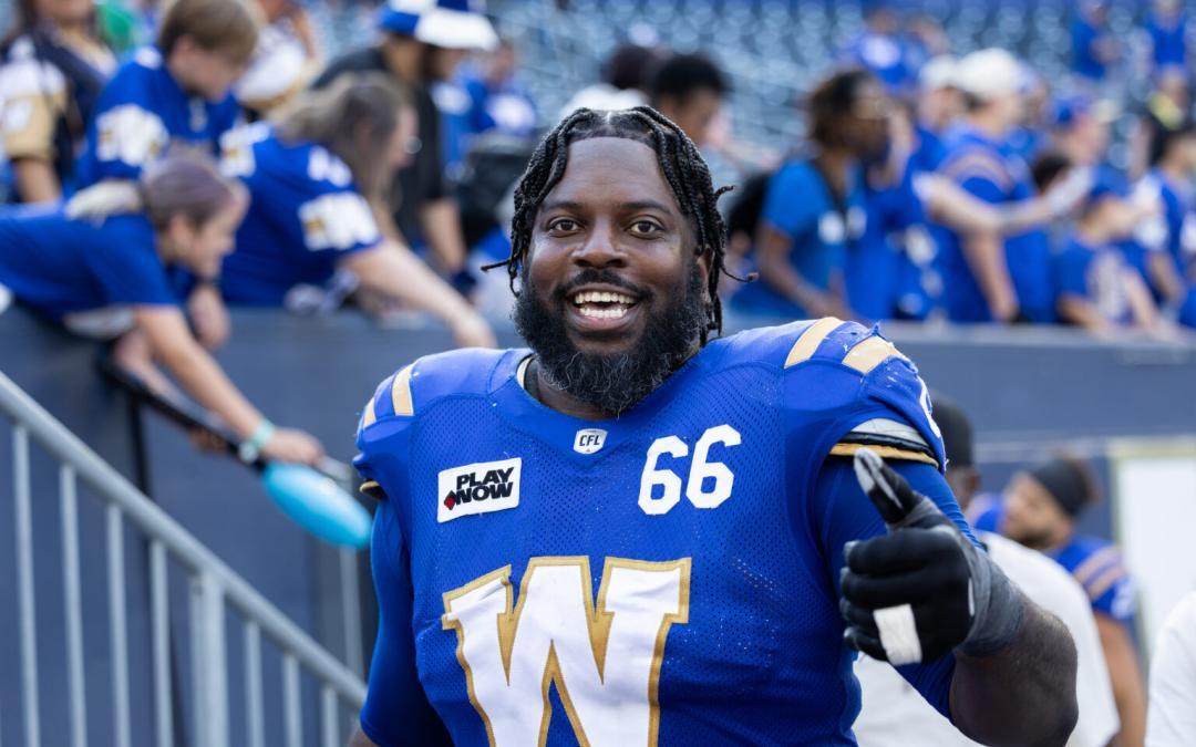 Stanley Bryant, Blue Bombers recognized by 3DownNation