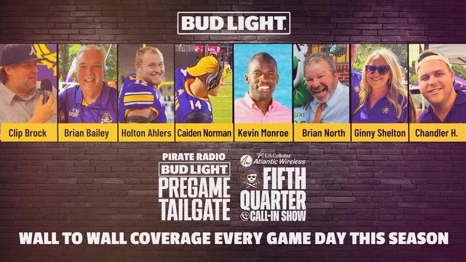 Bud Light Pre-Game Tailgate Show: ECU at Old Dominion