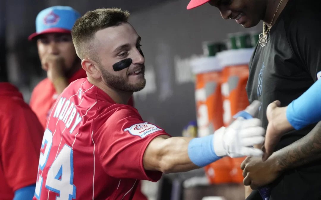 Connor Norby delivers in Marlins’ rout of Blue Jays