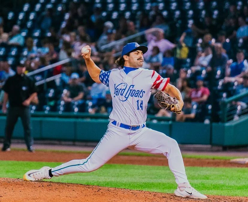 Zach Agnos perfect in ninth, gets win for Hartord Yard Goats