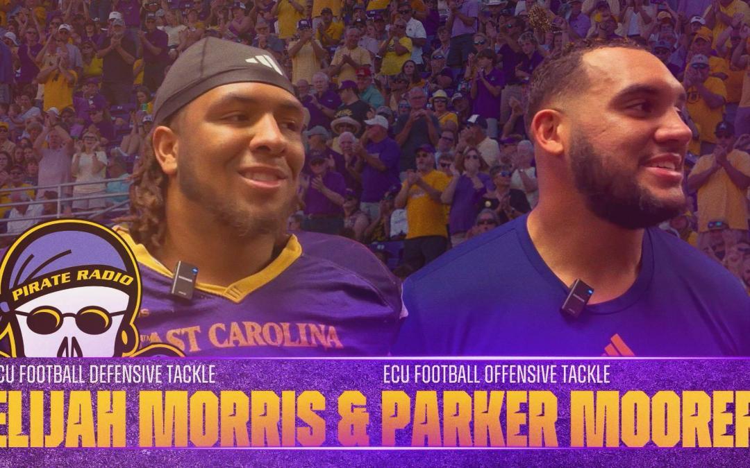 Elijah Morris, Parker Moorer part of Tuesday ECU football presser