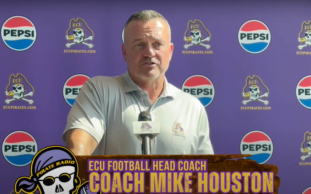 Watch: ECU coach Mike Houston meets with media about UTSA win, Charlotte