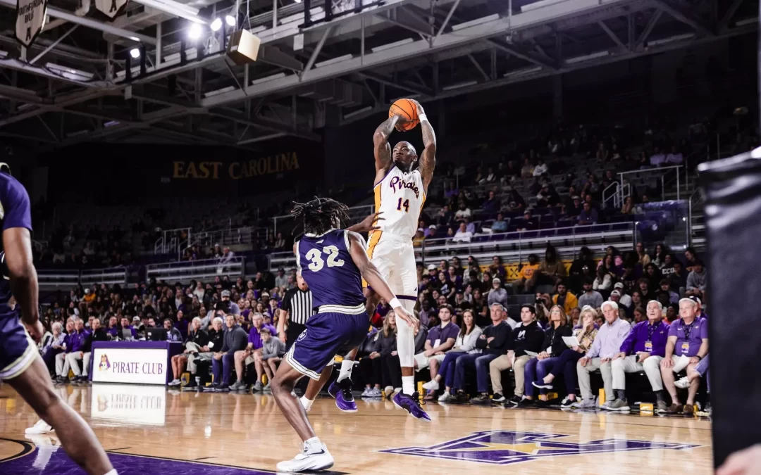 Pirates roll past N.C. Wesleyan in season opener, 97-70