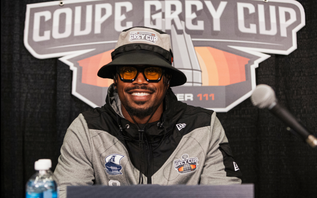 DaShaun Amos reveals secrets of prep for 111th Grey Cup