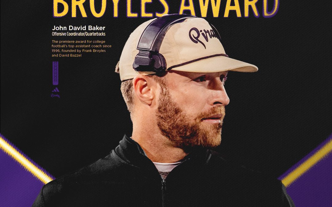 ECU’s John David Baker nominee for Broyles Award for top assistant coach