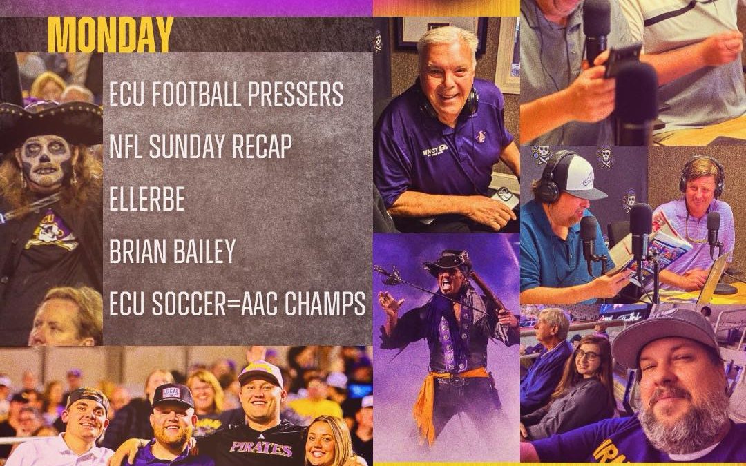PRL: It’s ECU football Monday, soccer wins AAC title and more