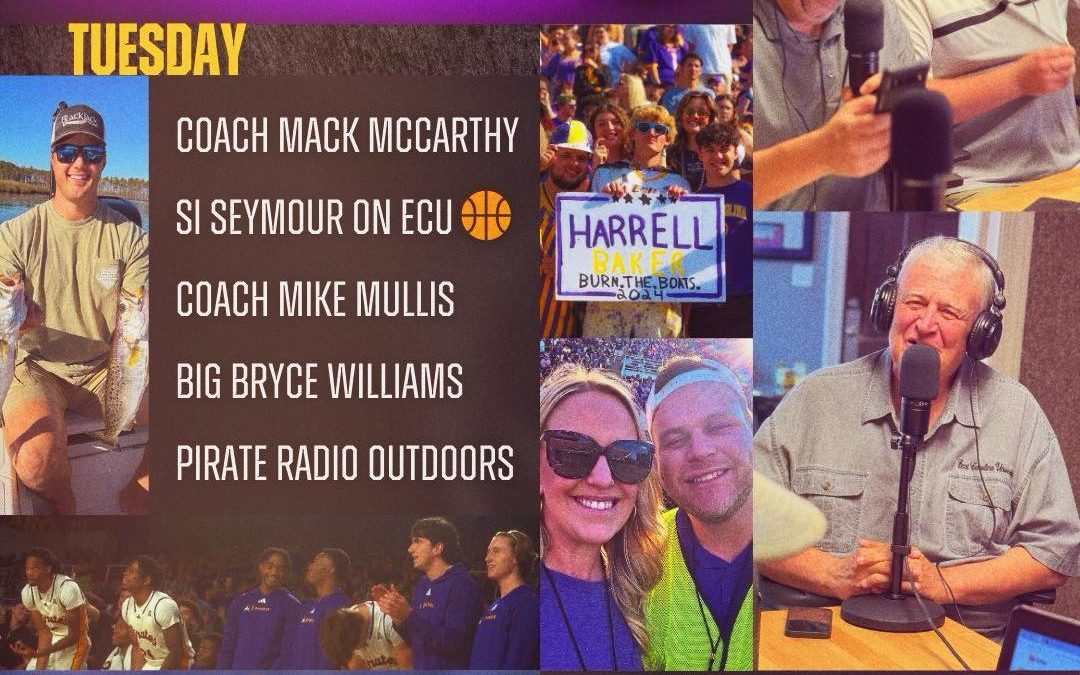 PRL: Tuesday means Mack, Mully, ECU hoops and Pirates prep for Tulsa