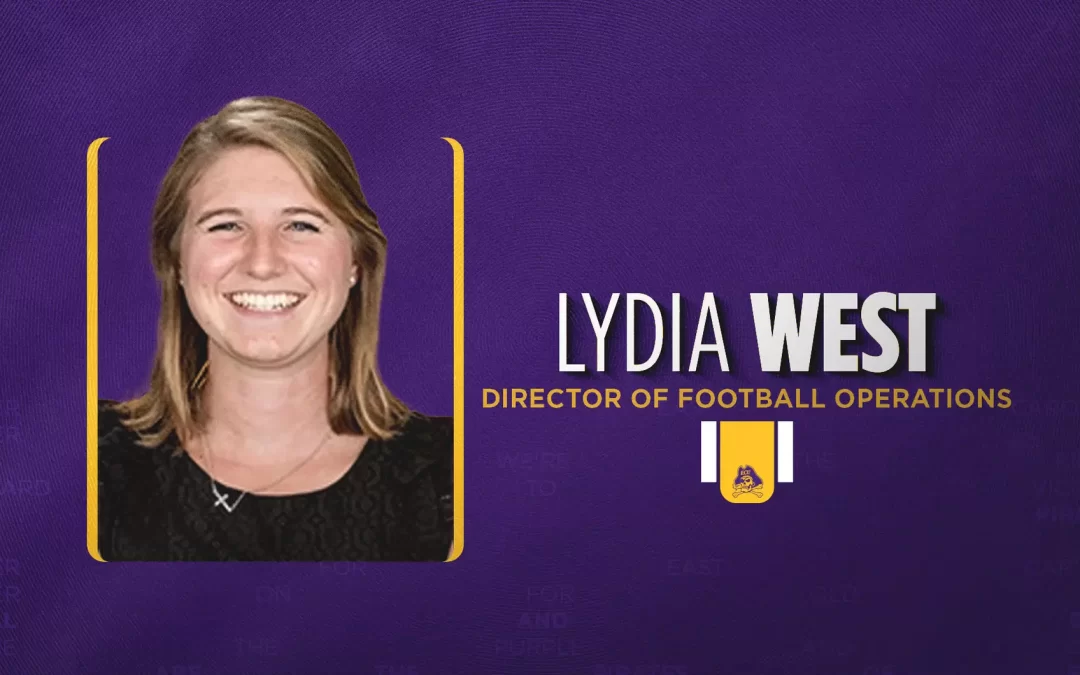 Lydia West named ECU director of football operations