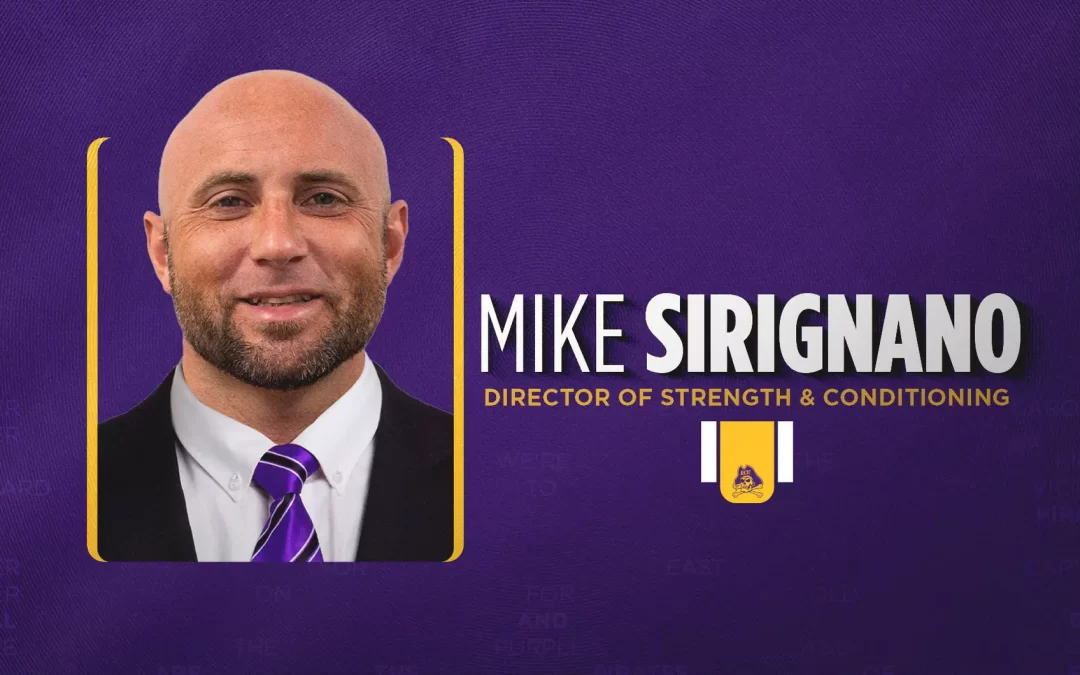 ECU names Sirignano as director of strength & conditioning