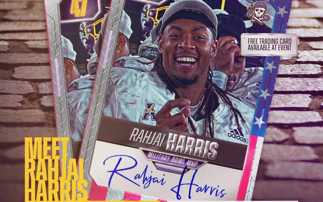 Meet Rahjai Davis this Saturday and get a free signed trading card