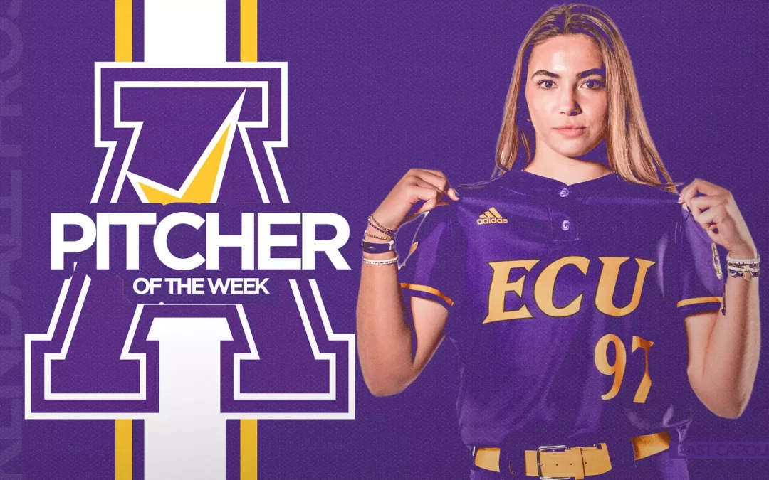ECU’s Frost named AAC Pitcher of the Week in softball