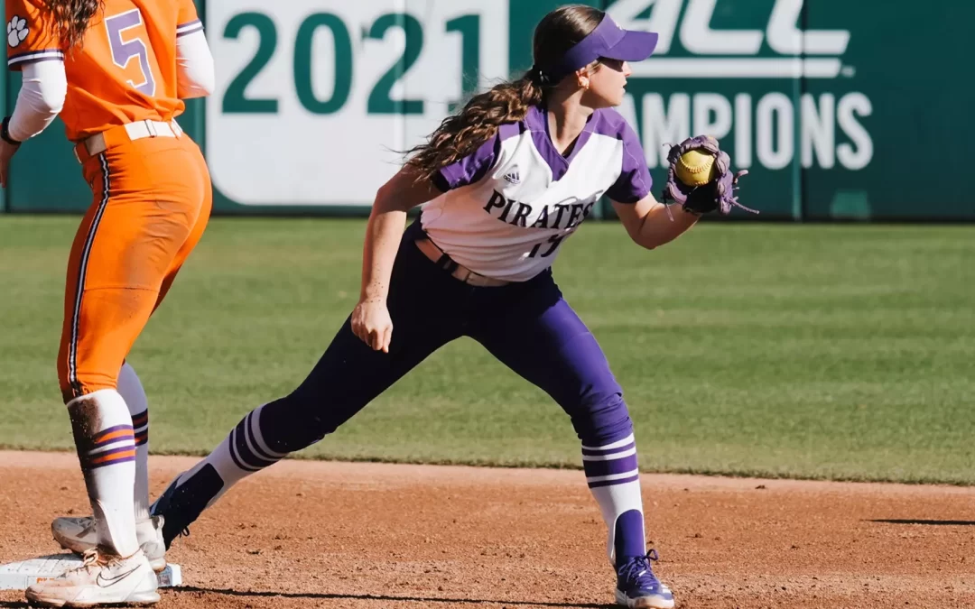 ECU softball gets early lead, Clemson roars back for win