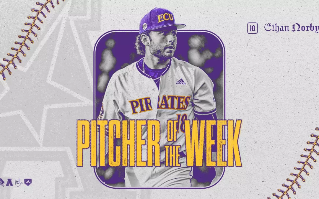ECU’s Ethan Norby selected Co-AAC Pitcher of the Week