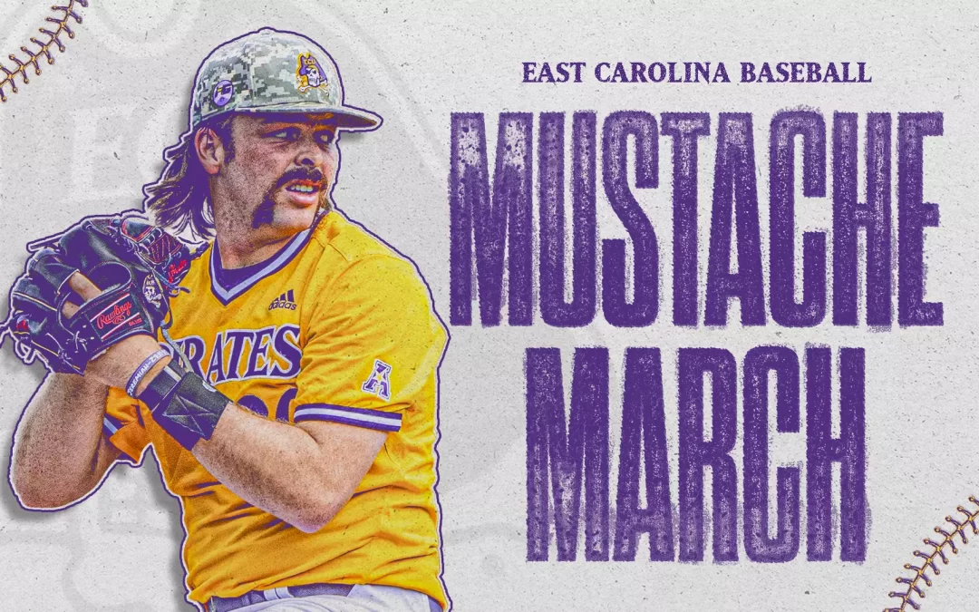 ECU Baseball’s Mustache March officially underway