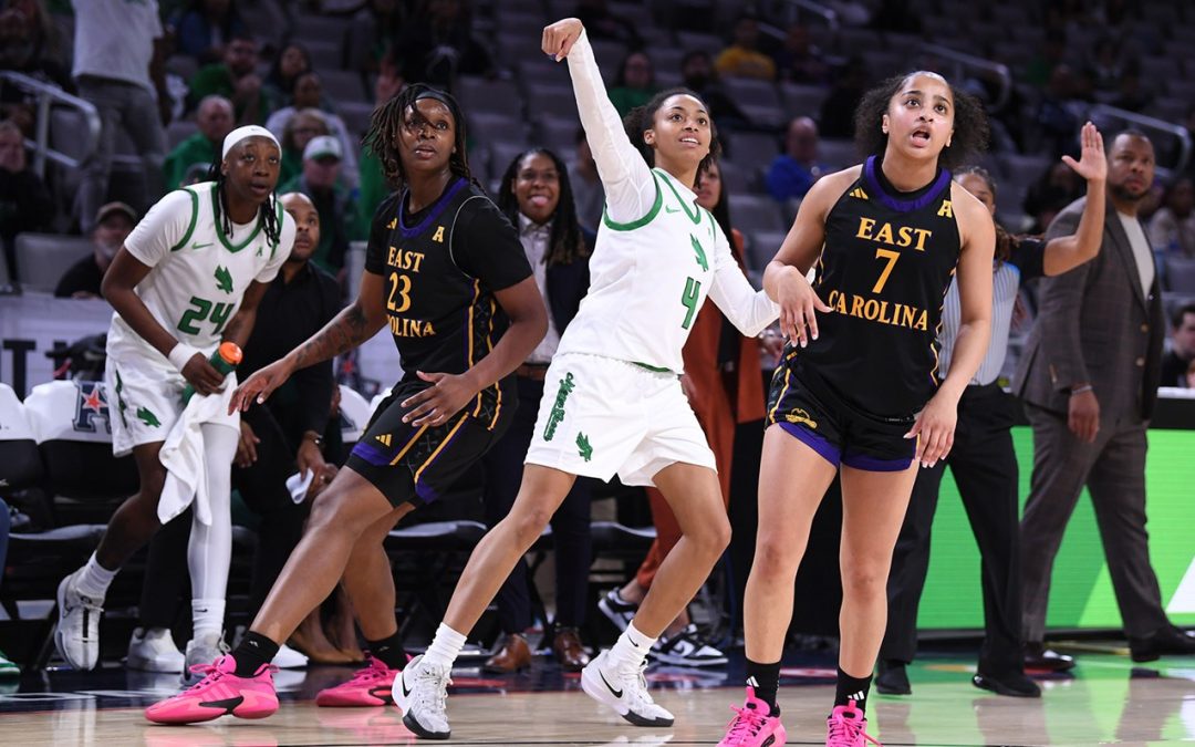Season ends for ECU women after loss to North Texas