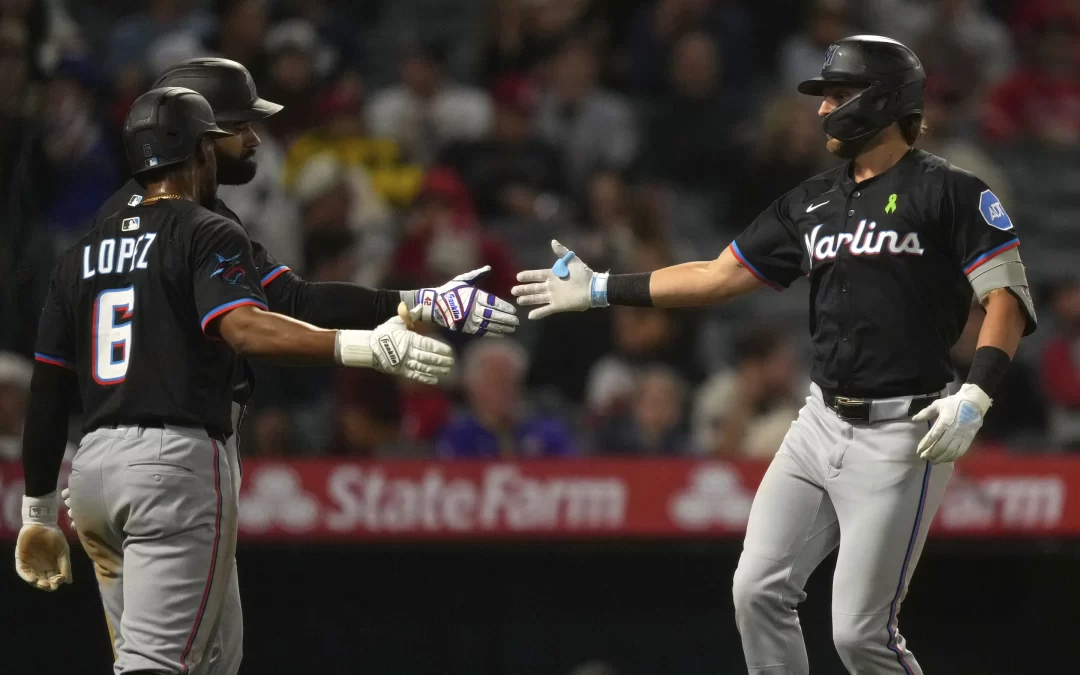 Pirates in baseball: Connor Norby’s big night powers Marlins past Angels