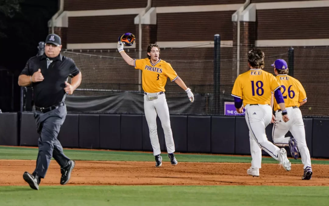 Whitaker’s walk off lifts ECU to Senior Day DH split