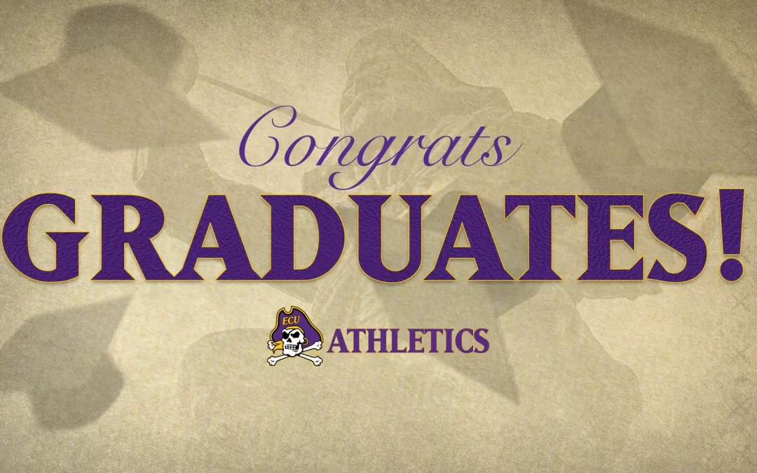 ECU student-athletes earn degrees