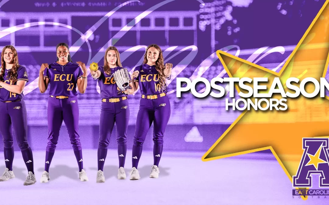ECU has four softball players earn AAC postseason awards
