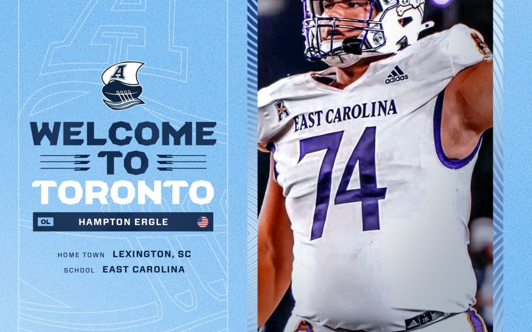 Former ECU center now member of CFL’s Argonauts
