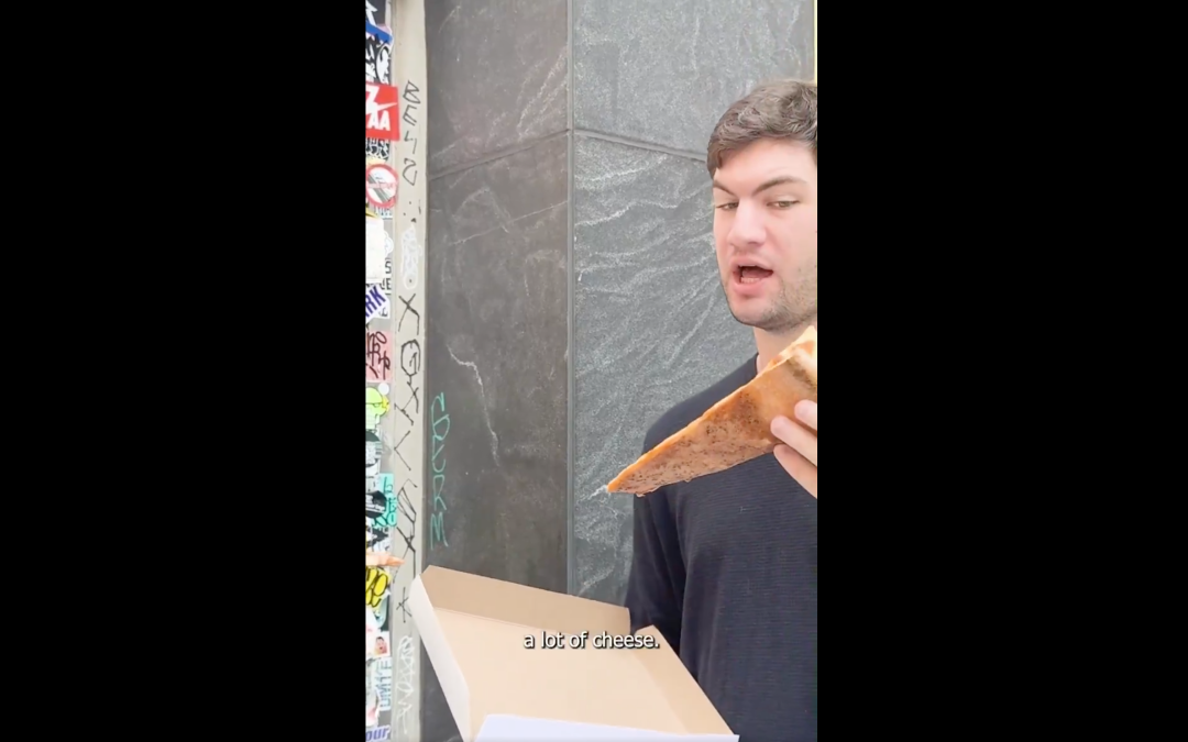 Watch: Gavin Williams, Guardians’ teammate, rate some NY pizza 