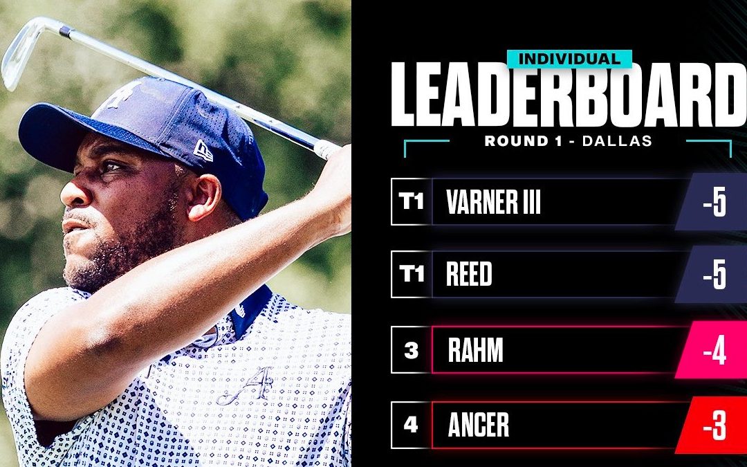Harold Varner III shares first-round lead at LIV Golf Dallas