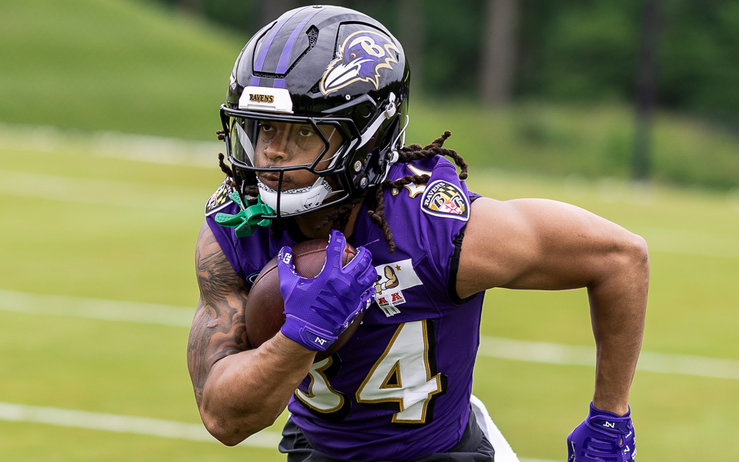Keaton Mitchell says he feels better than when he was rookie