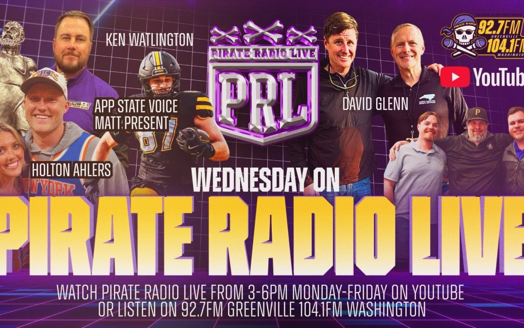 PRL Wednesday: David Glenn, Holton Ahlers, Ken Watlington & App. State