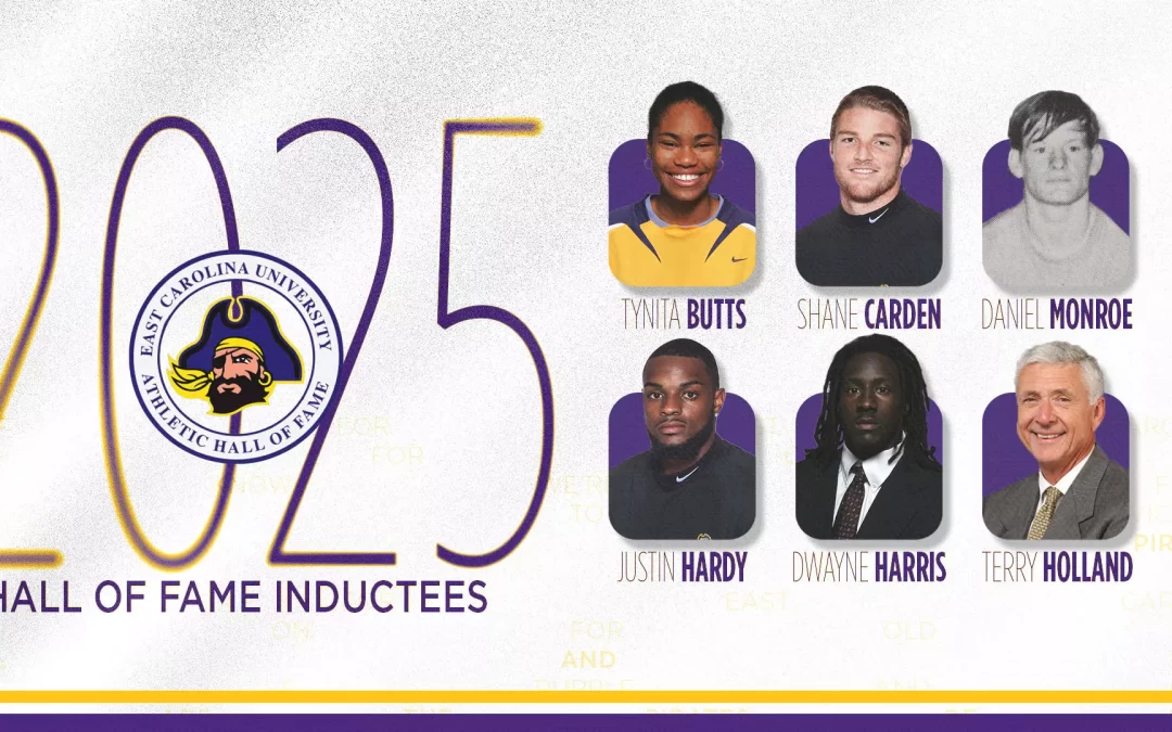 Justin Hardy, Shane Carden, Terry Holland, Dwayne Harris part of 2025 ECU Hall of Fame class