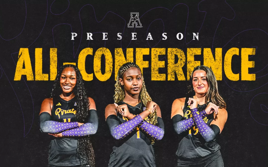 ECU volleyball team picked fourth in American, three Pirates receive preseason honors