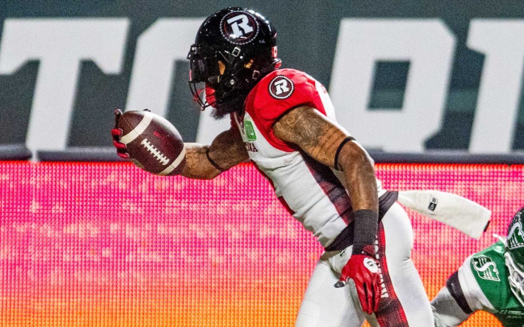 Pirates in CFL: Justin Hardy has second straight two TD game, another win