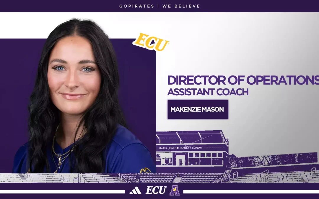 ECU names Mason as director of operations and assistant coach