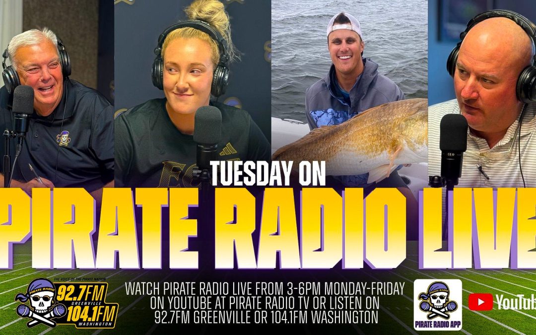 PRL Tuesday: Buildup continues for ECU football home opener with Mully, Bryce and Bailey