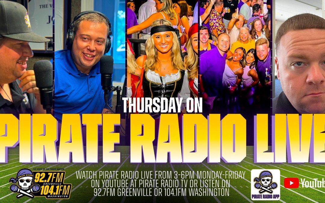 PRL Thursday: Bud Light Pirate Radio Football Kickoff Party is here