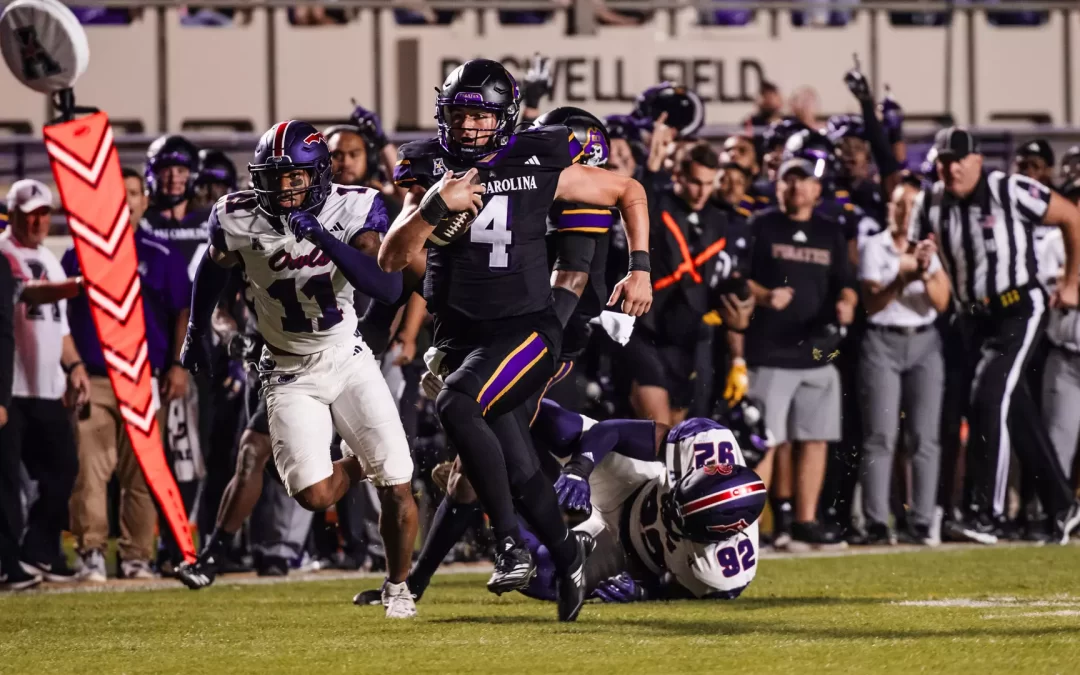 ECU paints it black hosting Tulsa on ‘Night of the Boneyard’