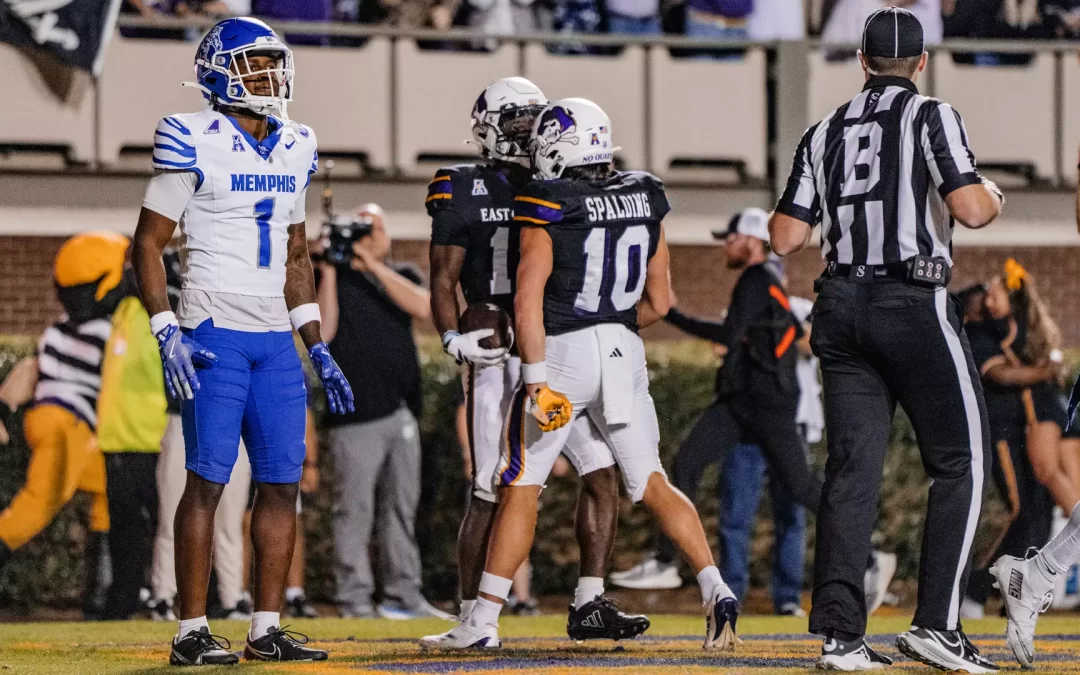 ECU defeats Memphis, 31-27, on Senior Day in dramatic fashion