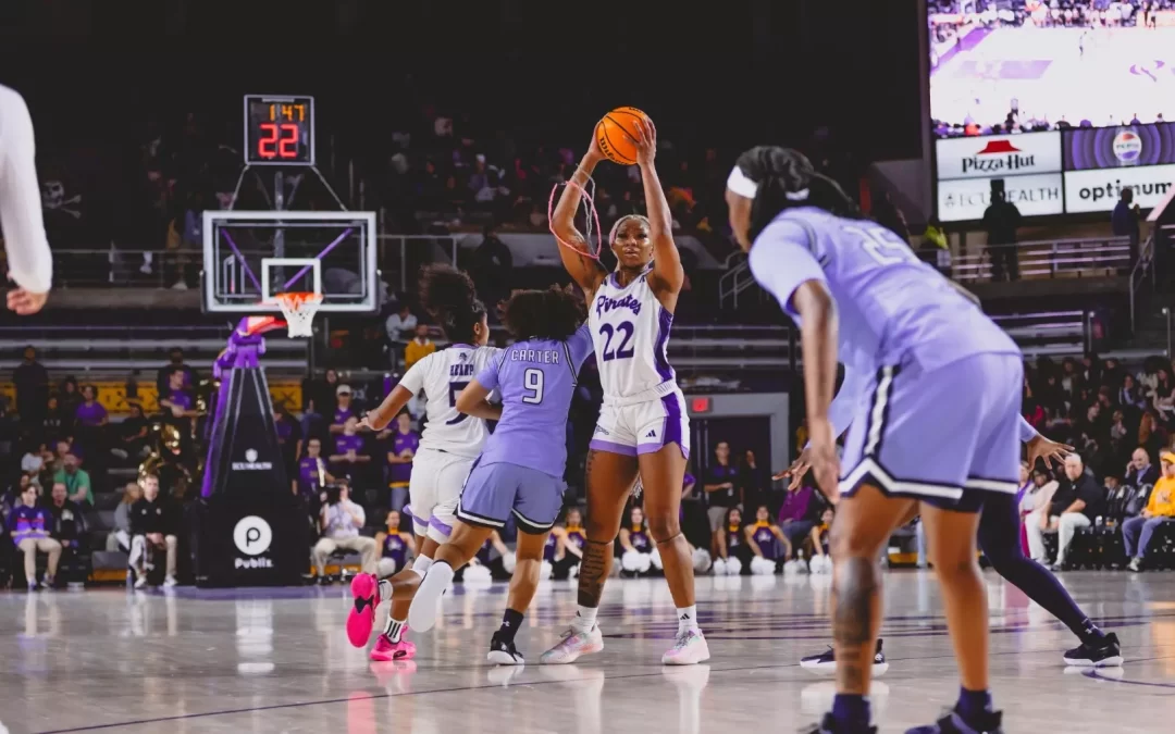 Hutton career high not enough in Pirates’ 73-67 loss to Old Dominion