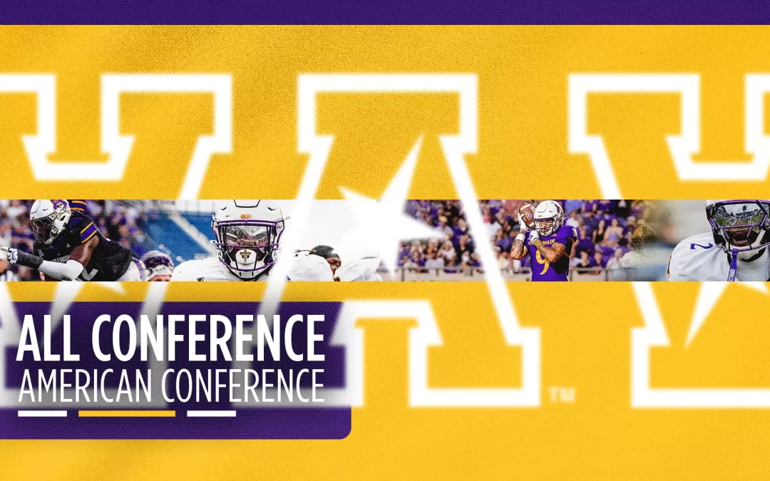 Nine Pirates earn All-American Conference honors