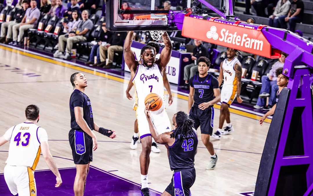 Pirates pick up second straight win with 74-53 victory over Presbyterian