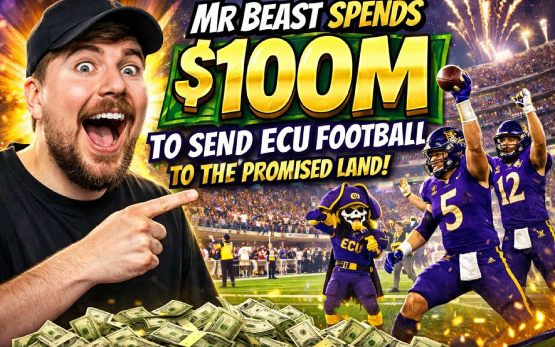 Could Mr. Beast help ECU’s football program win a national title?