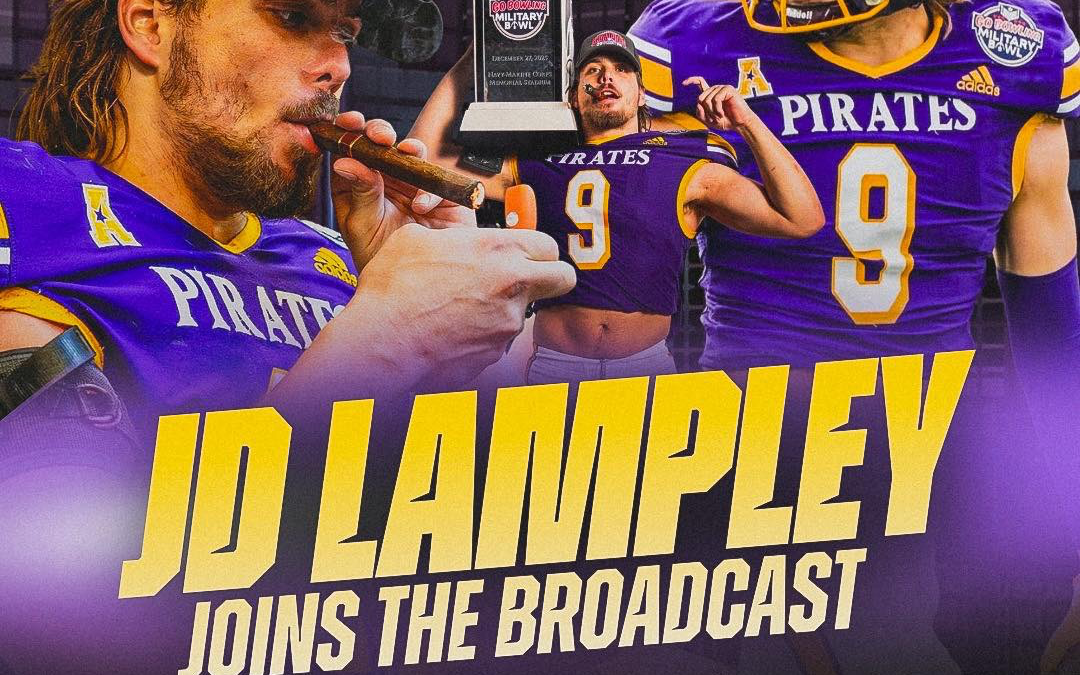 PRL Wednesday: JD Lampley on Military Bowl victory & ECU career