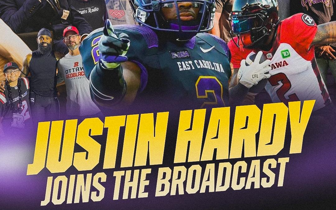 PRL Tuesday: Newly-signed Justin Hardy talks return to Ottawa, ECU football