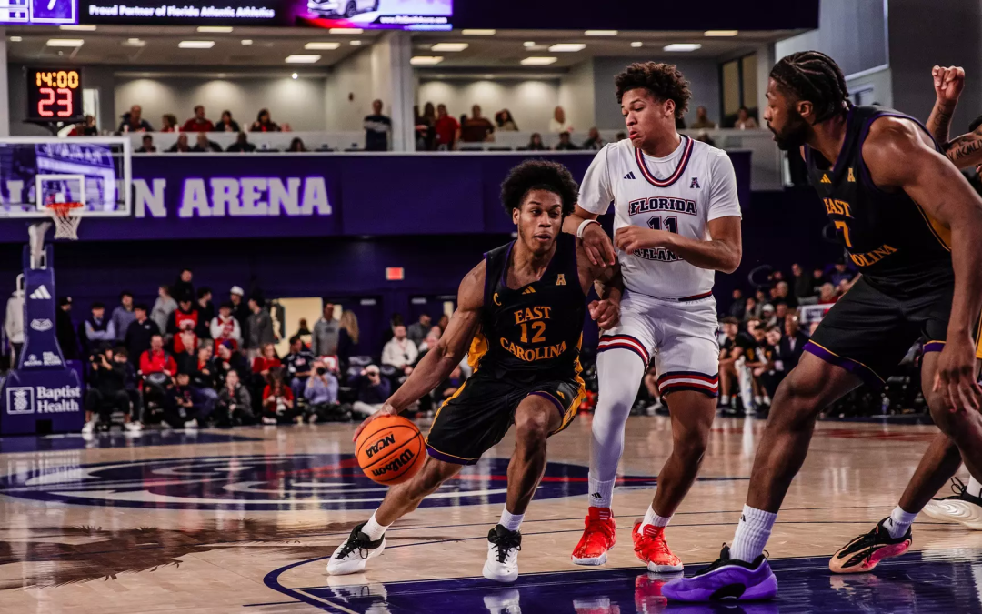 Riley helps Pirates stun Florida Atlantic, 76-75