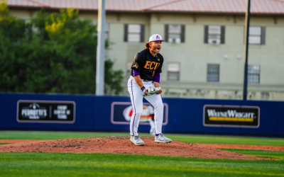 ECU’s Norby throws immaculate inning in shutout against UTSA