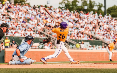 Pirates fall to host North Carolina, play to stay alive Sunday vs. VCU