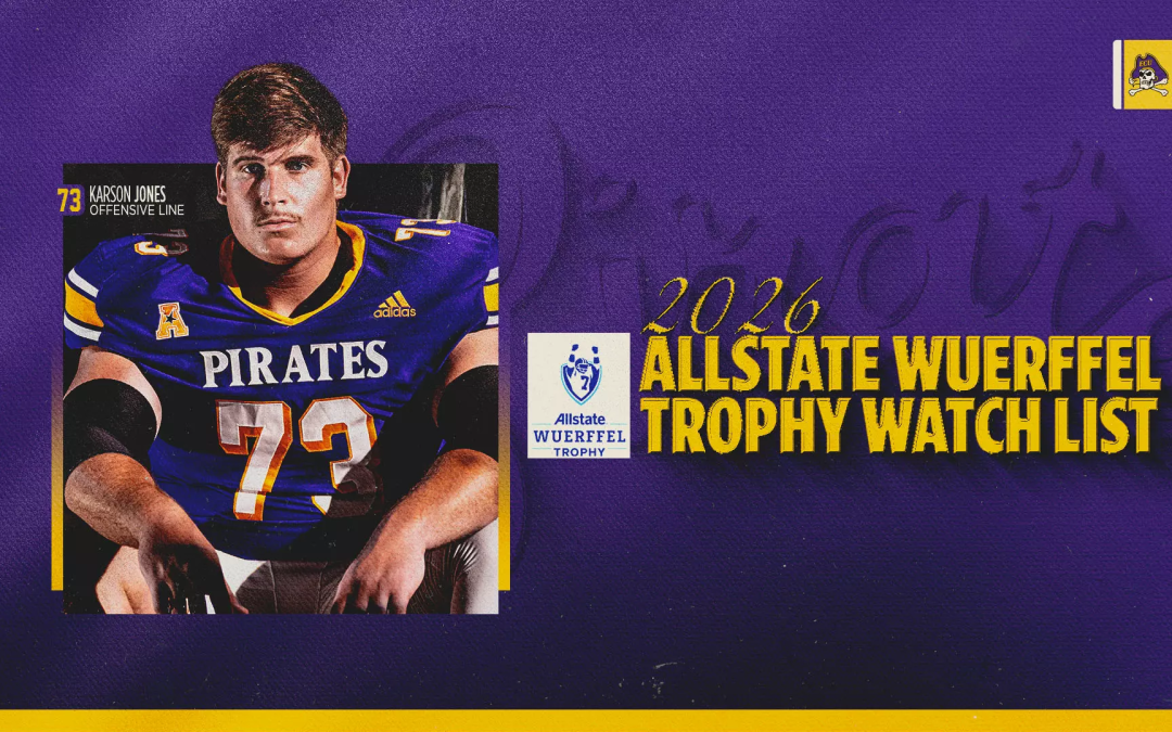 ECU’s Jones named to Allstate Wuerffel Trophy watch list