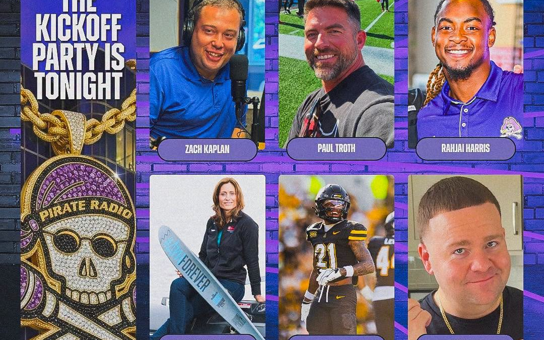 PRL Thursday: Time to celebrate with Kickoff Party here, ECU vs. ASU next