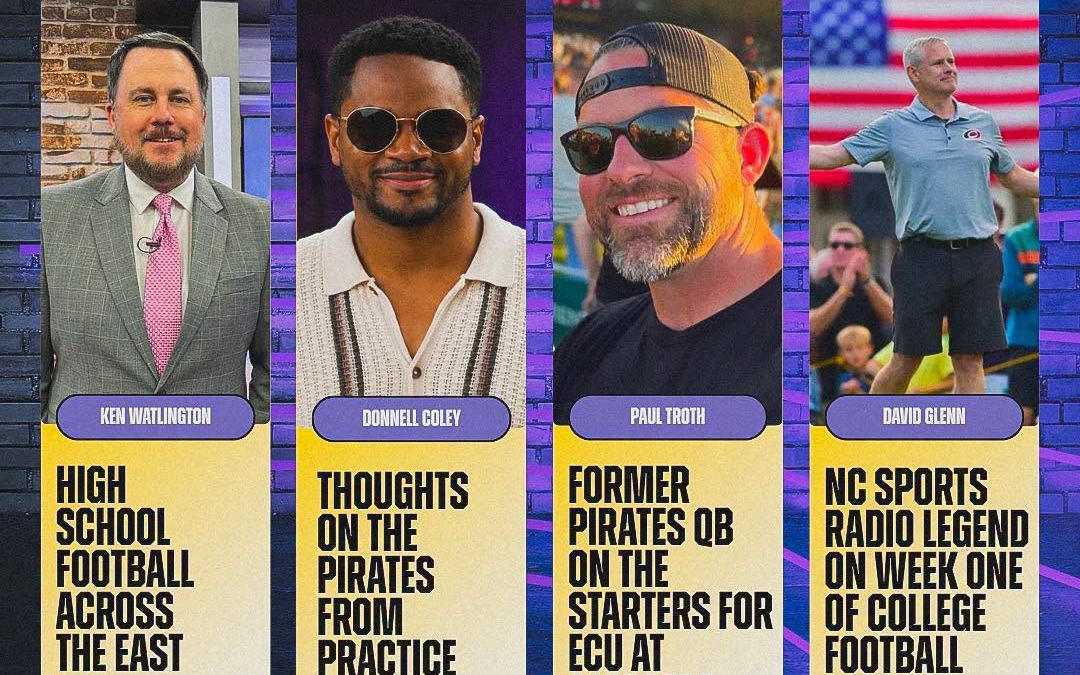 PRL Wednesday: David Glenn, Paul Troth, Ken Watlington & Donnell Coley on ECU-Alabama